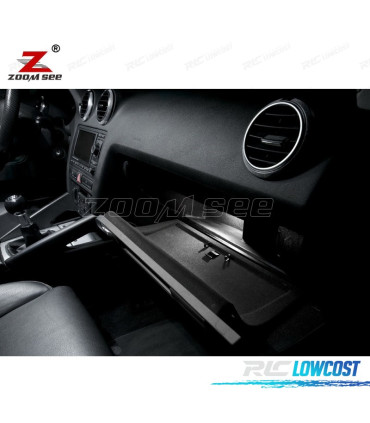 KIT 20 AMPOULES LED INTÉRIEUR AUDI A3 S3 8 P 3P 5P SPORTBACK