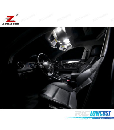 KIT 20 AMPOULES LED INTÉRIEUR AUDI A3 S3 8 P 3P 5P SPORTBACK