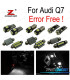 KIT 25 AMPOULES LED INTÉRIEUR AUDI Q7 4L 2005-2014
