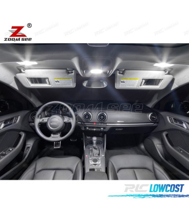 KIT 17 AMPOULES LED INTÉRIEUR AUDI A3 S3 8 V SEDÁN QUATTRO SPORTBACK LIMOUSINE 14-