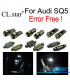 KIT 30 AMPOULES LED INTÉRIEUR AUDI SQ5 DEPORTE QUATTRO 14-16