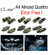 KIT 19 AMPOULES LED INTÉRIEUR AUDI A4 ALLROAD QUATTRO 2009-2015
