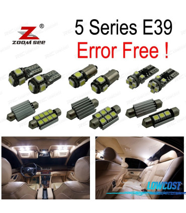 KIT 21 AMPOULES LED INTÉRIEUR BMW E39 5 SÉRIES 530D 525D 520D 520I 525I 528I 530I 540I M5 BERLINE 96-03