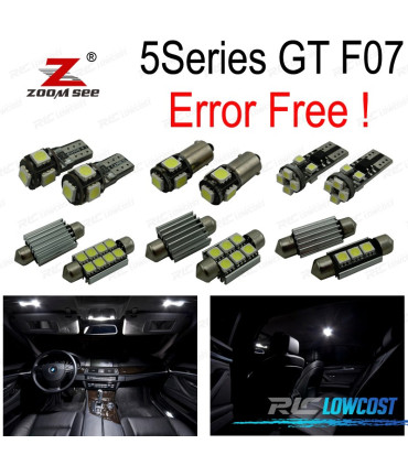 KIT 29 AMPOULES LED INTÉRIEUR BMW SÉRIE 5 GT 5GT F07 528i 535i 550i 650i XDRIVE 2009-2017