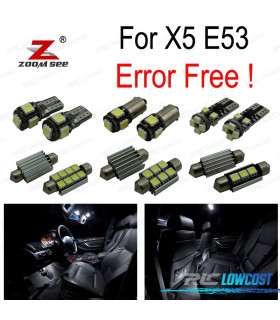 KIT 20 AMPOULES LED INTÉRIEUR BMW X5 E53 00-06