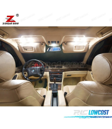 KIT 19 AMPOULES LED INTÉRIEUR BMW SÉRIE 7 E38 BERLINE 725tds 728i 728iL 728i X 94-01