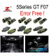 KIT 27 AMPOULES LED INTÉRIEUR BMW SÉRIE 5 GT 5GT F07 528i 535i 550i GT 520d 535d 530d XDRIVE 2009-2017