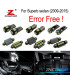 KIT 21 AMPOULES LED INTÉRIEUR POUR SKODA FABIA BERLINE salón MK2 MKII 3T4 2009 -2015