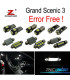 KIT 20 AMPOULES LED INTÉRIEUR RENAULT GRAND MODUS III 3 MK3 09-16
