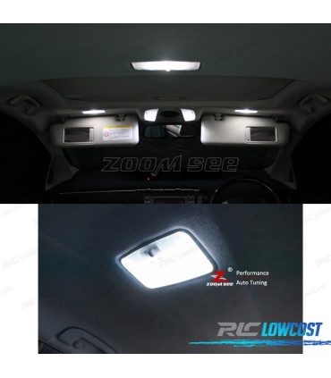 KIT 14 AMPOULES LED INTÉRIEUR TOYOTA PRIUS ZVW50 ZVW51 ZVW55 16-