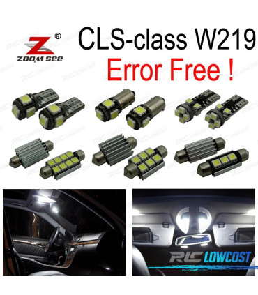 KIT 23 AMPOULES LED INTÉRIEUR MERCEDES CLS W219 CLS500 CLS550 CLS55 AMG CLS63 AMG 06-10