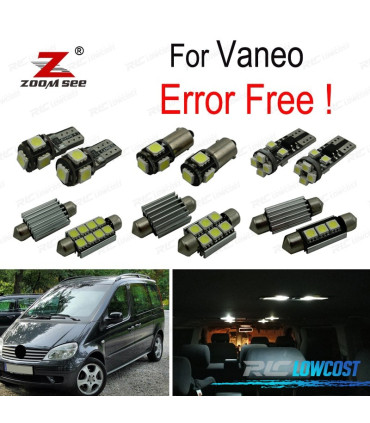 KIT 17 AMPOULES LED INTÉRIEUR MERCEDES VANEO W414 02-05