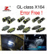 KIT 26 AMPOULES LED INTÉRIEUR MERCEDES CLASSE GL X164 GL320 GL350 GL420 GL450 GL500 06-12