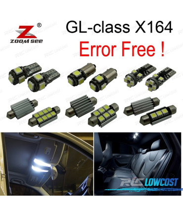 KIT 26 AMPOULES LED INTÉRIEUR POUR MERCEDES CLASSE GL X164 GL320 GL350 GL420 GL450 GL500 06-12