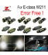 KIT 29 AMPOULES LED INTÉRIEUR MERCEDES CLASSE E W211 E320 E350 E430 e500 E550 E63 AMG 02-08