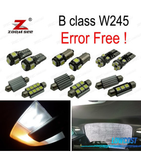 KIT 20 AMPOULES LED INTÉRIEUR POUR MERCEDES CLASSE B W245 B150 B160 B170 B180 B200 05-11