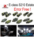 KIT 20 AMPOULES LED INTÉRIEUR POUR MERCEDES CLASSE E S210 ESTATE WAGON E200 E220 E240 E270 E300 e420 E320 E430 9