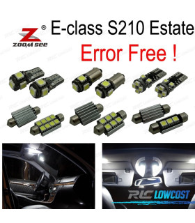 KIT 20 AMPOULES LED INTÉRIEUR POUR MERCEDES CLASSE E S210 ESTATE WAGON E200 E220 E240 E270 E300 e420 E320 E430 9