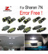 KIT 17 AMPOULES LED INTÉRIEUR POUR VOLKSWAGEN VW SHARAN 7N 2011-2018