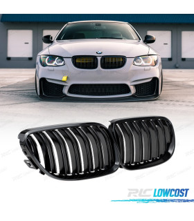 CALANDRES BMW E92 E93 LCI 10-14 LOOK M4 NOIR BRILLANT