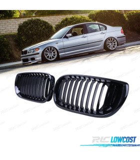 CALANDRE BMW E46 BERLINE TOURING 01-05 NOIR BRILLANT