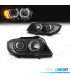 PHARES BMW E90 E91 05-12 ANGEL EYES LED CLIGNOTANT FOND NOIR