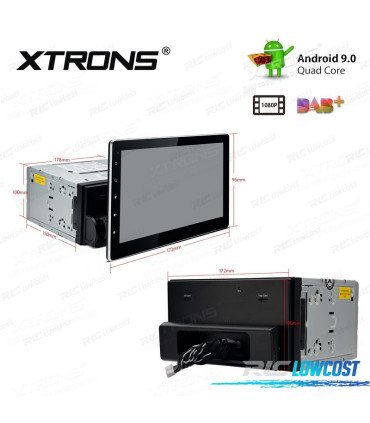 AUTORADIO GPS ECRAN TACTILE UNIVERSEL 2 DIN 10.1" C