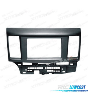 FACADE AUTORADIO 2 DIN NOIR POUR MITSUBISHI LANCER GALANT FORTIS INSPIRA