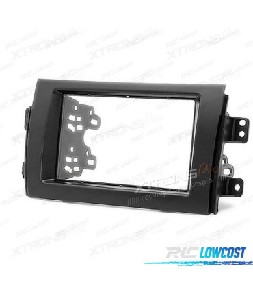 FACADE AUTORADIO 2 DIN NOIR POUR SUZUKI FIAT