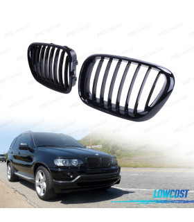 CALANDRES BMW X5 E53 99-03 NOIR BRILLANT