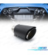 COLLE ÉCHAPPEMENT CARBONE UNIVERSEL TYPE AKRAPOVIC 76MM