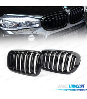 CALANDRES BMW X5 F15 13-20 X6 F16 14- PACK M NOIR BRILLANT