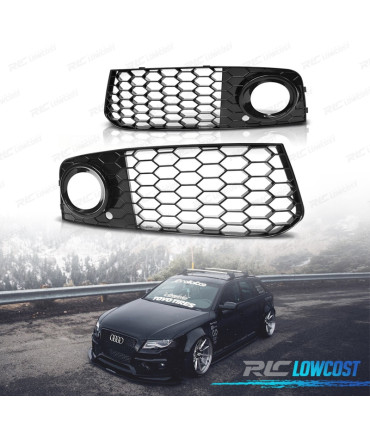 GRILLES FEUX ANTIBROUILLARD AUDI A4 B8 08-10