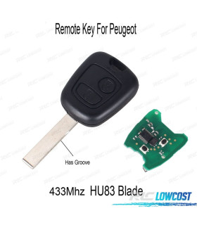 KIT CLÉS POUR PEUGEOT ET CITROEN HU83