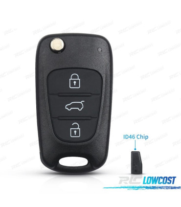 KIT CLÉS HYUNDAI I30 IX35 3 BOUTONS