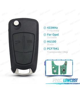 KIT CLÉS POUR OPEL ASTRA H OPEL ZAFIRA B