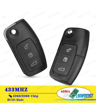 KIT CLÉS COMPLET POUR FORD FOCUS 05-10 MONDEO 07-10 FIESTA 09-10 GALAXY 06-10