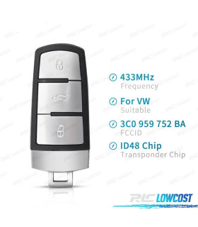 KIT CLÉS COMPLET POUR VOLKSWAGEN VW BEETLE BORA GOLF PASSAT POLO