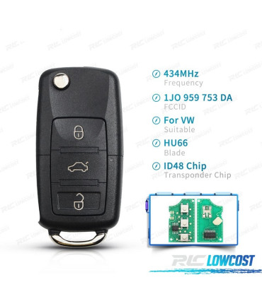 KIT CLÉS COMPLET VOLKSWAGEN VW SEAT DIVERS MODÈLES