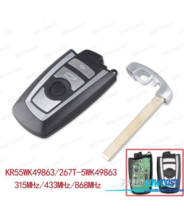 KIT CLÉS COMPLET BMW SERIE 1 E82 E88 E87 SERIE 3 E90 E91 E92 E93 SERIE 5 E60 E61 X5 E70 X6 E71 E63 E64 E65 E66 F01