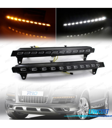 KIT FEUX DIURNES LED DRL + CLIGNOTANT POUR AUDI Q7 2006 2007 08-09
