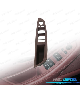 GARNITURE DE PANNEAU DE PORTE INTÉRIEUR BMW SÉRIE 5 F10 F11 MARRON FUMÉ