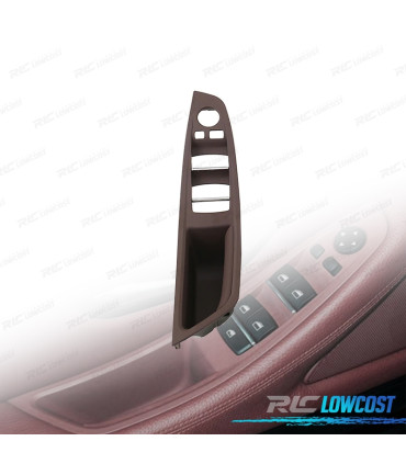 GARNITURE DE PANNEAU DE PORTE INTÉRIEUR BMW SÉRIE 5 F10 F11 MARRON FUMÉ