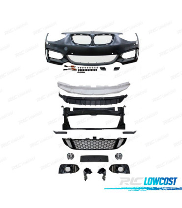 PARE-CHOCS AVANT BMW F20 F21 11-15 LOOK M235 PDC SRA