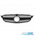 GRILLE MERCEDES W205 14-18 LOOK AMG C63 NOIR BRILLANT CAMÉRA