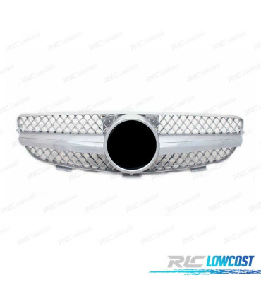 CALANDRE MERCEDES CLASSE CLK W209 02- LOOK SL CHROME