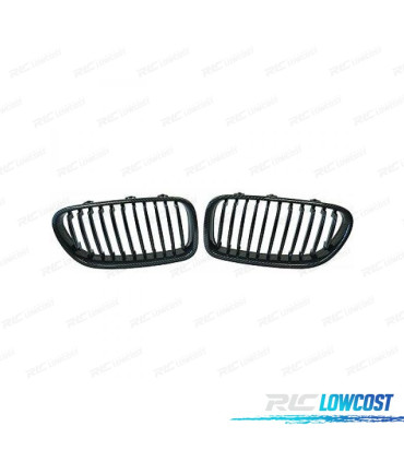 CALANDRES BMW F10 F11 10-13 LOOK M CARBONE