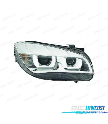 PHARES BMW X1 E84 LCI 12-14 FOND CHROMÉ