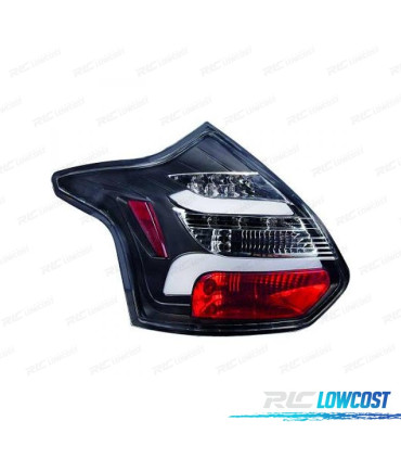 FEUX ARRIÈRE FORD FOCUS MK3 11-14 LED TUBELIGHT + CLIGNOTANTS DYNAMIQUES