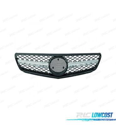 CALANDRE MERCEDES CLASSE C W204 11-14 NOIR CHROMÉ